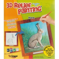 3D reliéf zajac